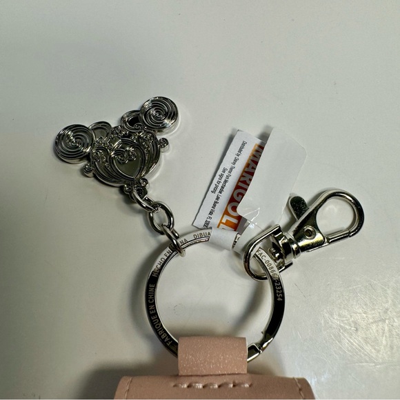 NWT. Disney Cinderella Castle Magical Place Sanitizer 1oz Keychain bag charm. - Picture 4 of 14